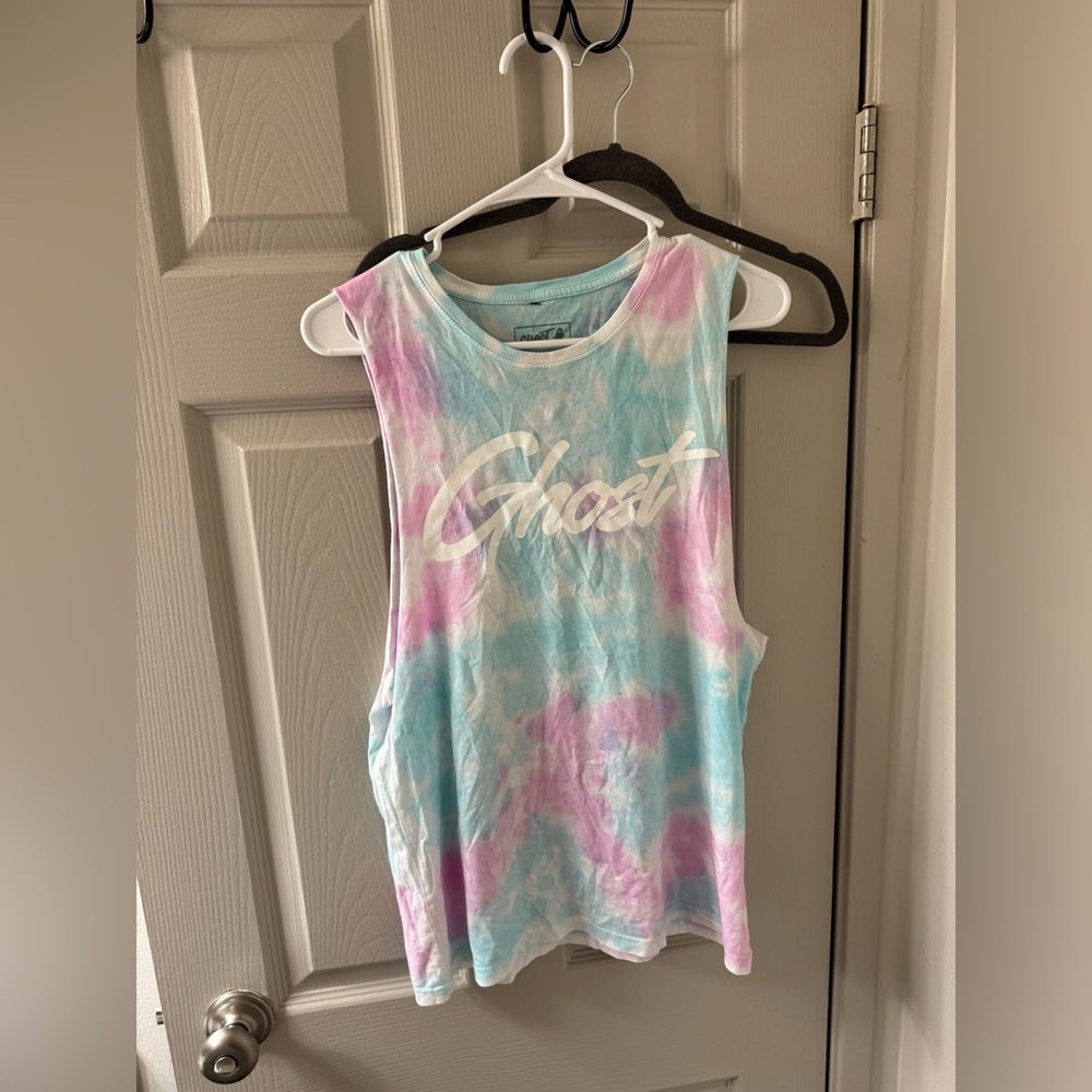Ost Tie-Dye Tank Top - Blue and Pink